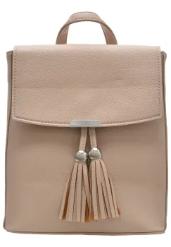 Rucsac FLAVIA PASSINI bej, 6649, din piele ecologica imagine
