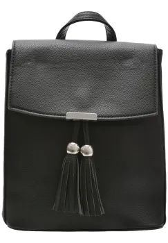 Rucsac FLAVIA PASSINI negru, 6649, din piele ecologica imagine