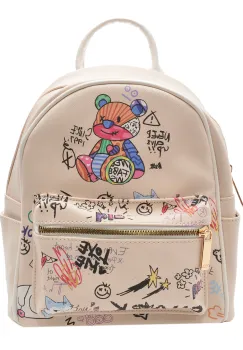 Rucsac GRYXX alb, 2.3E+202, din piele ecologica imagine