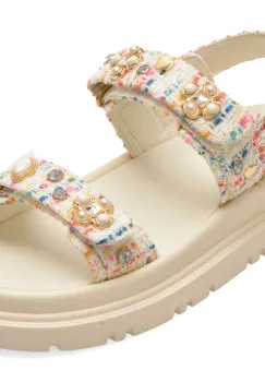 Sandale ALDO albe, 14190497, din material textil imagine