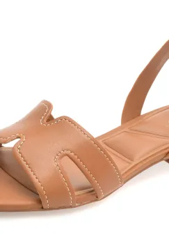 Sandale ALDO maro, JAVAMANNON 210, din piele naturala imagine