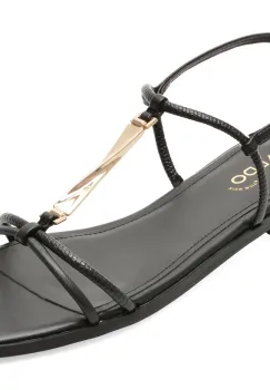 Sandale ALDO negre, EBAERYN 001, din piele ecologica imagine