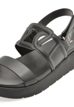 Sandale ALDO negre, ONUVIA 001, din piele naturala imagine