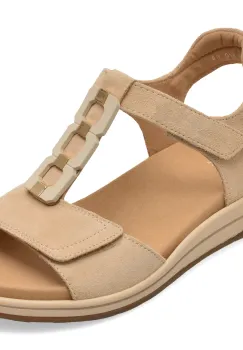 Sandale ARA bej, 34810, din piele intoarsa imagine