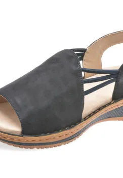 Sandale ARA bleumarin, 29005, din piele intoarsa imagine