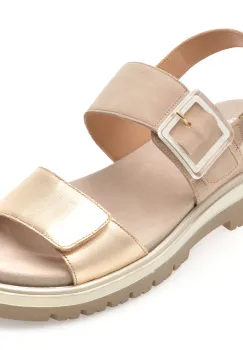 Sandale ARA gri, 21003, din piele naturala imagine