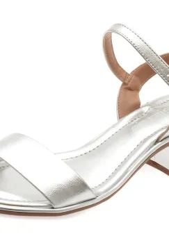 Sandale BEIRA RIO argintii, 8379203, din piele ecologica imagine