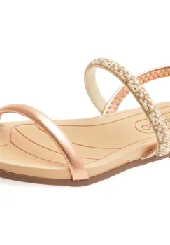 Sandale BEIRA RIO aurii, 8507103, din piele ecologica imagine