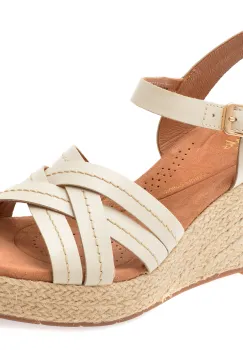 Sandale CLARKS bej, SABISTR, din piele naturala imagine