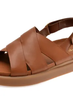 Sandale CLARKS maro, ARISTELLA SUN, din piele naturala imagine