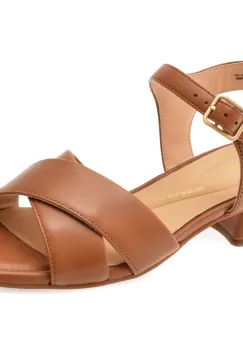 Sandale CLARKS maro, SER35CR, din piele naturala imagine