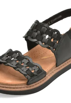 Sandale CLARKS negre, ARWELL GLIDE, din piele naturala imagine