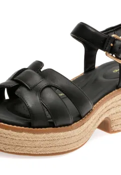 Sandale CLARKS negre, COLEDALE STRAP, din piele naturala imagine