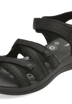 Sandale CLARKS negre, MIRA MADI, din material textil imagine