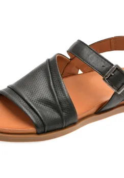Sandale CORASOL negre, 302623, din piele naturala imagine