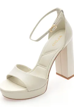 Sandale elegante ALDO albe, 13711894, din piele naturala imagine