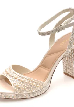 Sandale elegante ALDO albe, ALLURING 110, din piele ecologica imagine