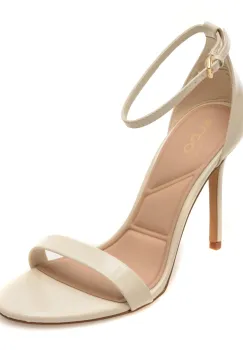 Sandale elegante ALDO albe, JACYNTHE 110, din piele ecologica imagine