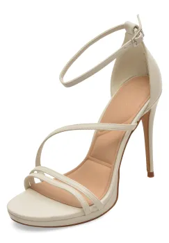 Sandale elegante ALDO albe, ODELLA 121, din piele ecologica imagine