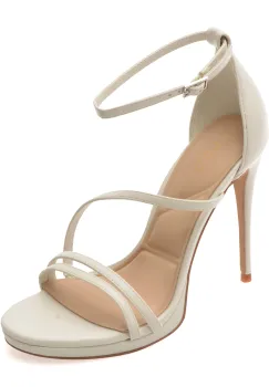 Sandale elegante ALDO albe, ODELLA 121, din piele ecologica imagine