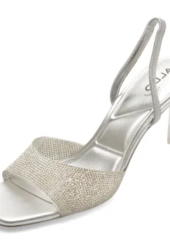 Sandale elegante ALDO argintii, 14053448, din pvc imagine