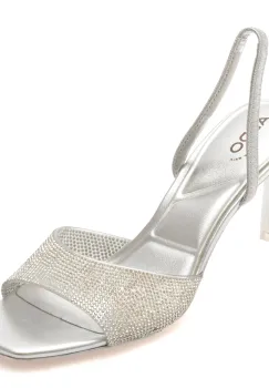 Sandale elegante ALDO argintii, ANDYANA 040, din pvc imagine