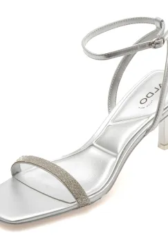 Sandale elegante ALDO argintii, KIRRI 040, din piele ecologica imagine