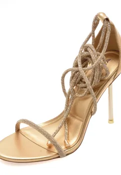 Sandale elegante ALDO aurii, 13965299, din piele ecologica imagine