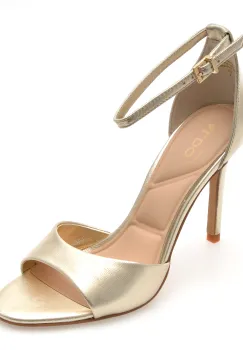 Sandale elegante ALDO aurii, CRERIDE 711, din piele naturala imagine