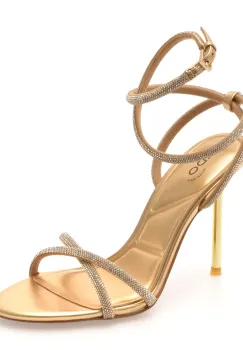 Sandale elegante ALDO aurii, MANAELDEN 715, din material textil imagine