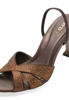 Sandale elegante ALDO maro, 14241530, din material textil imagine