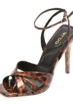 Sandale elegante ALDO maro, METEORA 241, din piele ecologica lacuita imagine