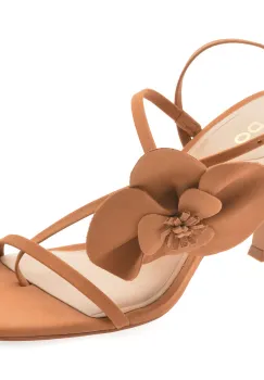 Sandale elegante ALDO maro, SANDFLOWER 230, din nabuc imagine