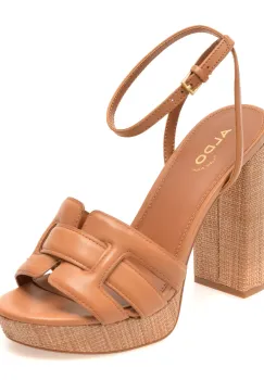 Sandale elegante ALDO maro, VALABEREL 210, din piele naturala imagine