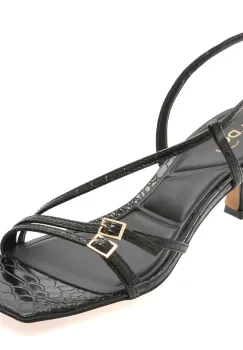 Sandale elegante ALDO negre, 13966717, din piele ecologica imagine