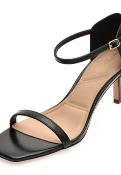 Sandale elegante ALDO negre, 13968193, din piele ecologica imagine
