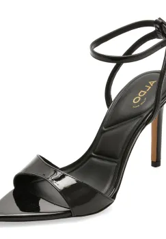 Sandale elegante ALDO negre, 14298756, din piele ecologica lacuita imagine