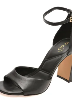 Sandale elegante ALDO negre, 14344610, din piele naturala imagine
