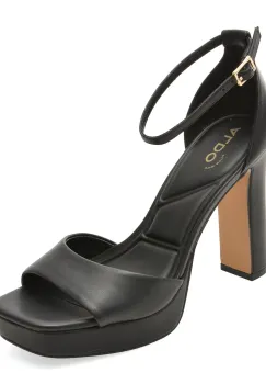 Sandale elegante ALDO negre, ELEONIA 001, din piele ecologica imagine