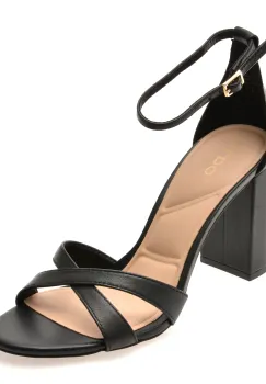 Sandale elegante ALDO negre, MELODIE 001, din piele naturala imagine