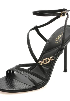 Sandale elegante ALDO negre, MOEY 001, din piele ecologica imagine