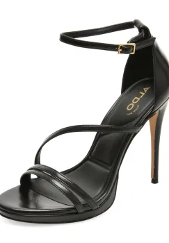 Sandale elegante ALDO negre, ODELLA 001, din piele ecologica imagine
