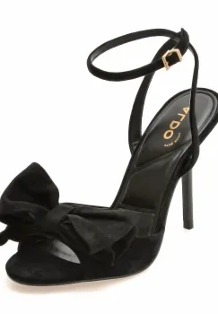 Sandale elegante ALDO negre, TINSLETTA 009, din piele intoarsa imagine