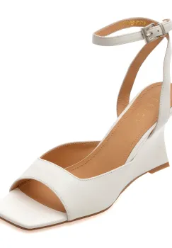 Sandale elegante EPICA albe, 4H1018, din piele naturala imagine