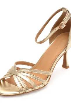 Sandale elegante EPICA aurii, 4H950, din piele naturala imagine