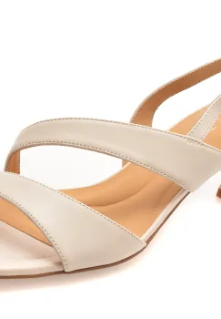 Sandale elegante EPICA bej, E417560, din piele naturala imagine