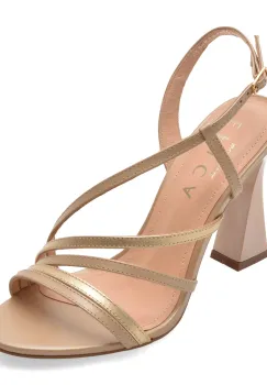 Sandale elegante EPICA nude, 1007835, din piele naturala imagine