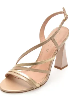 Sandale elegante EPICA nude, 1007835, din piele naturala imagine