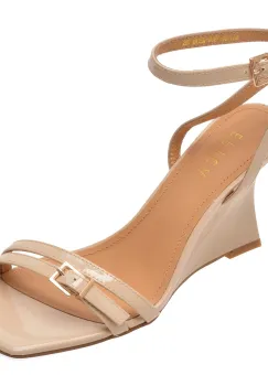 Sandale elegante EPICA nude, 4H1130, din piele naturala lacuita imagine