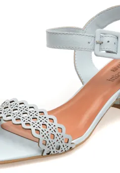 Sandale elegante FLAVIA PASSINI albastre, 374002, din piele naturala imagine